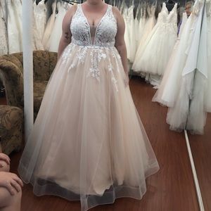 Champagne Wedding Dress